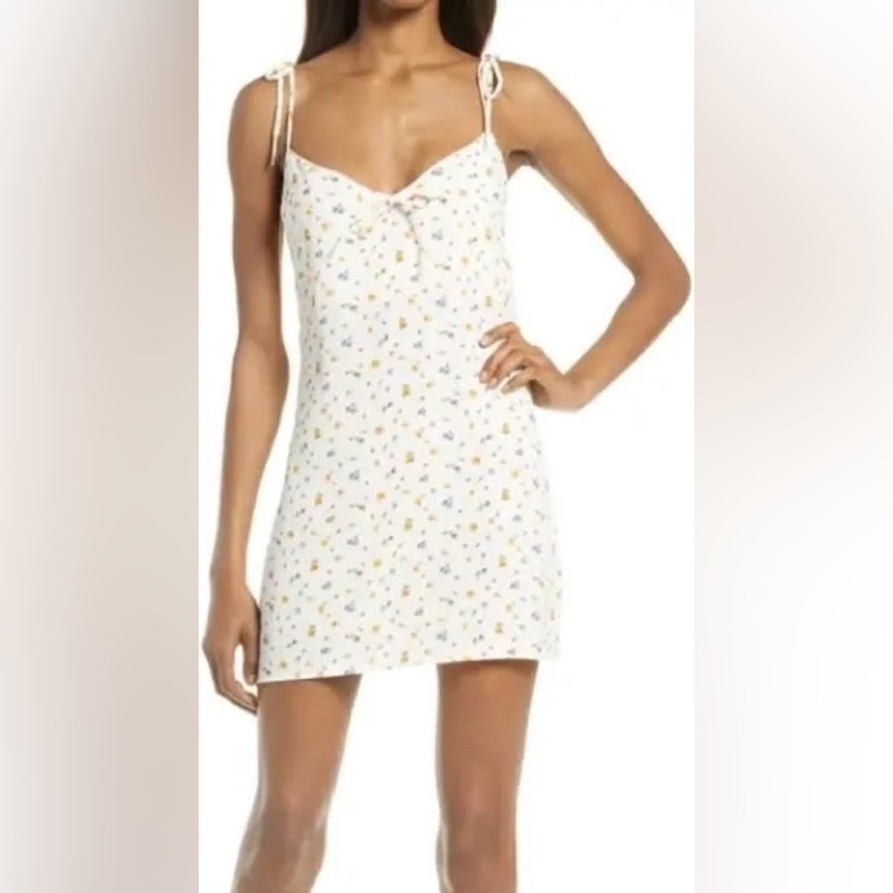 Reformation Chandler Medium Mini Dress B3076